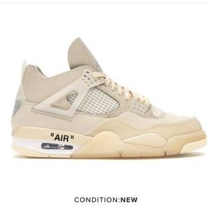 Jordan retro 4 off white